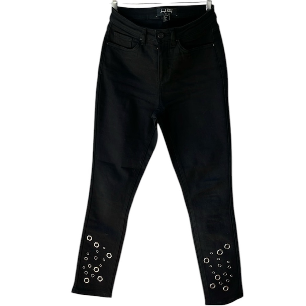 Joseph Ribkoff Grommet Detailed Black Jeans size 8
